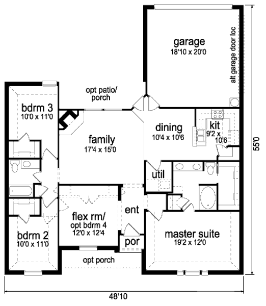 main floor house blueprint
