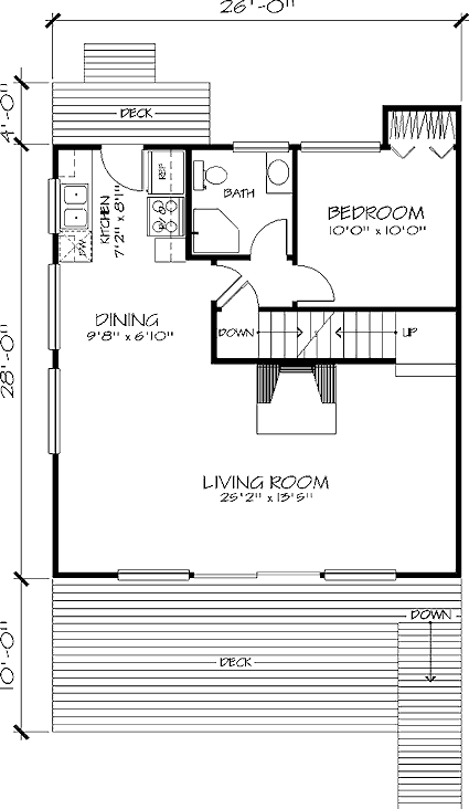 main floor house blueprint