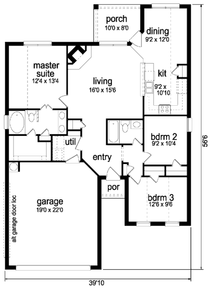 main floor house blueprint