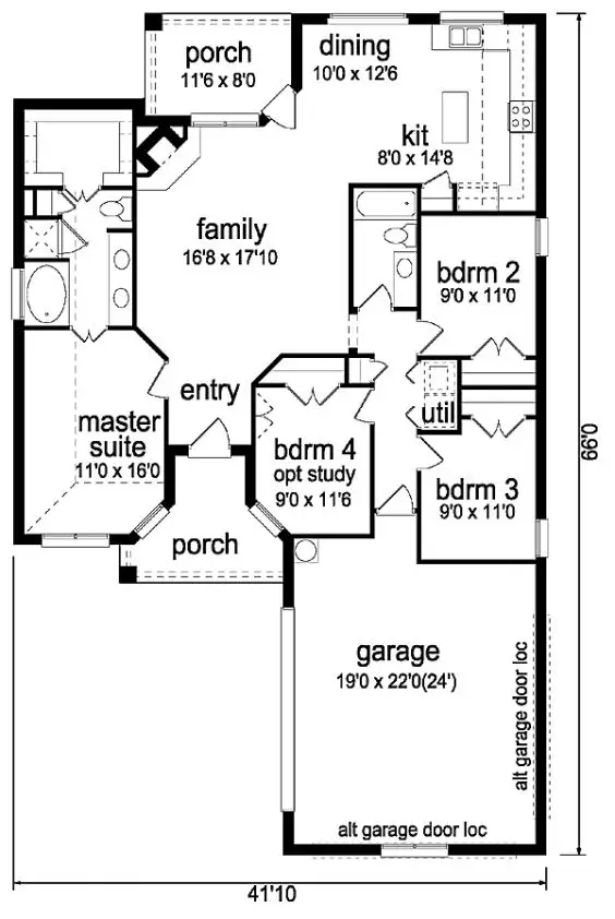 main floor house blueprint