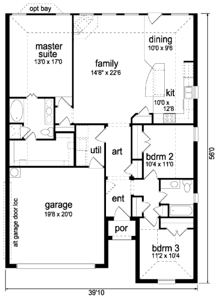 main floor house blueprint