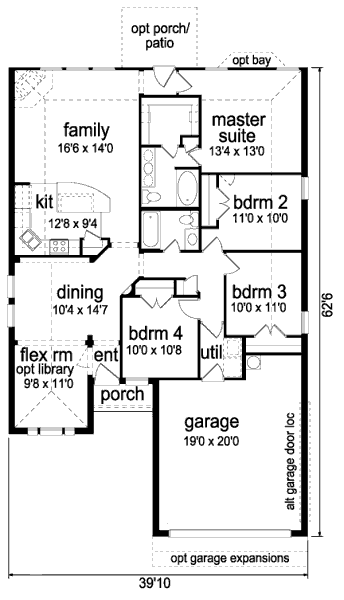 main floor house blueprint