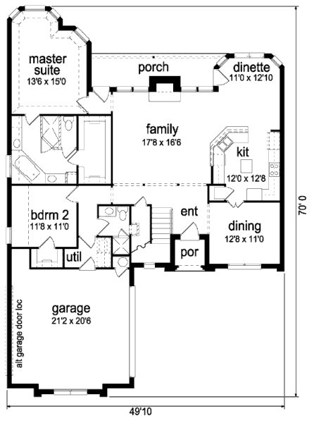 main floor house blueprint