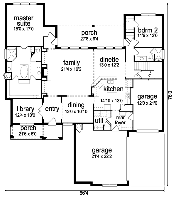 main floor house blueprint