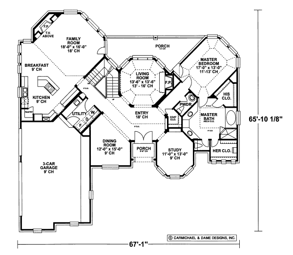 main floor house blueprint