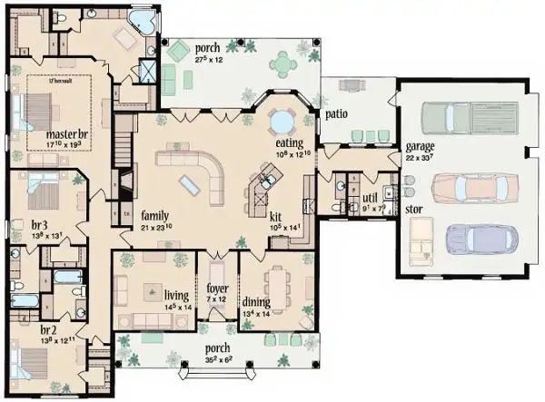 main floor house blueprint
