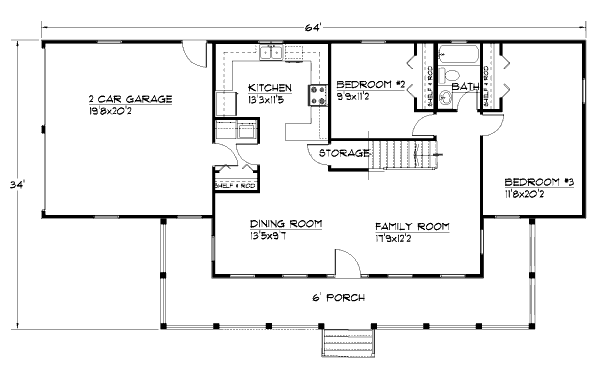 main floor house blueprint