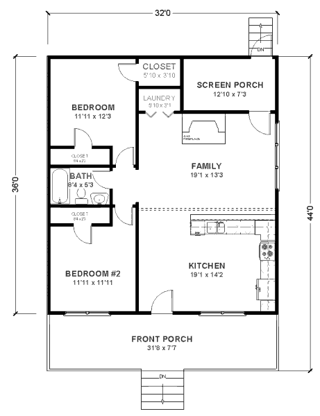 main floor house blueprint