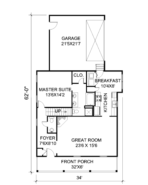main floor house blueprint