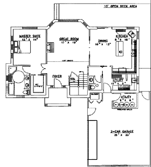 main floor house blueprint