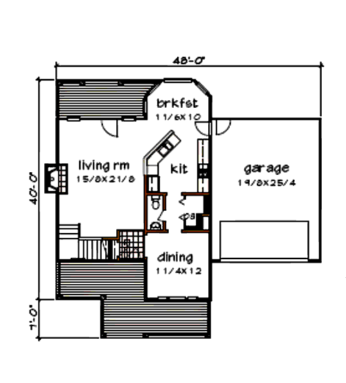 main floor house blueprint