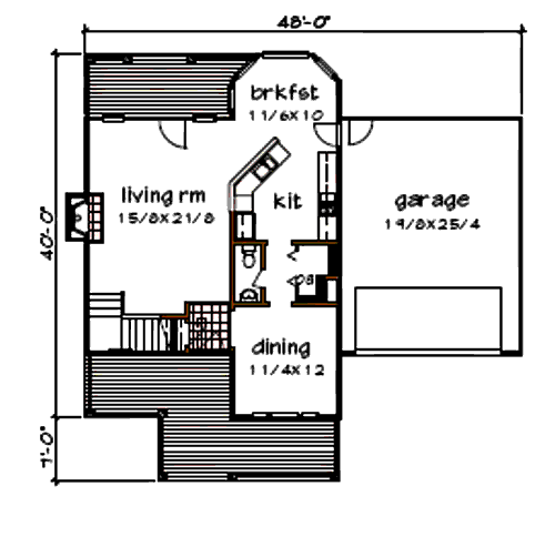 main floor house blueprint