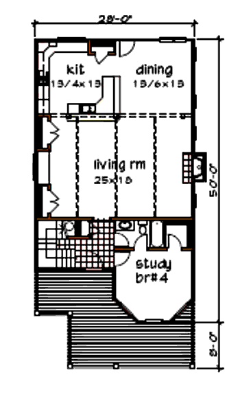 main floor house blueprint