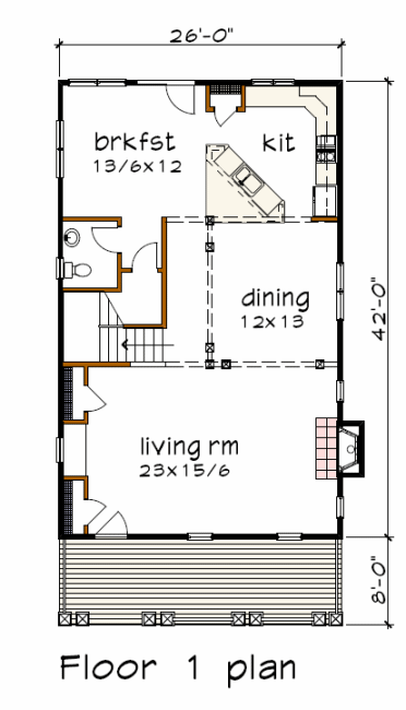 main floor house blueprint