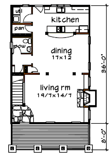 main floor house blueprint