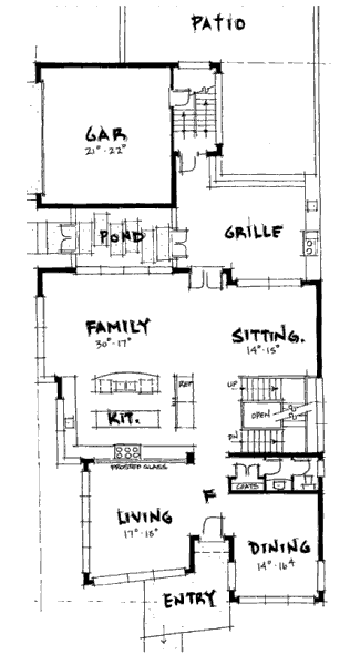 main floor house blueprint