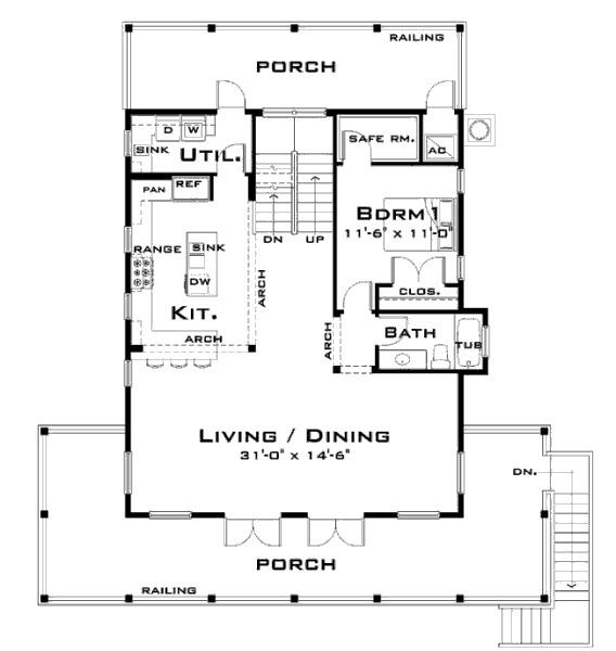 main floor house blueprint