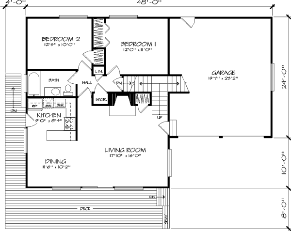 main floor house blueprint