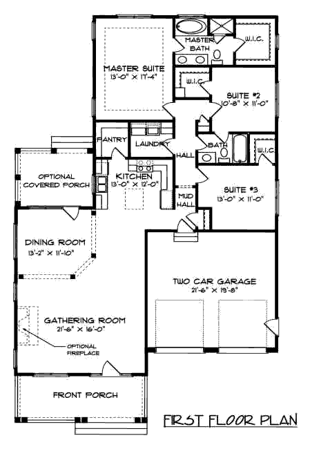 main floor house blueprint