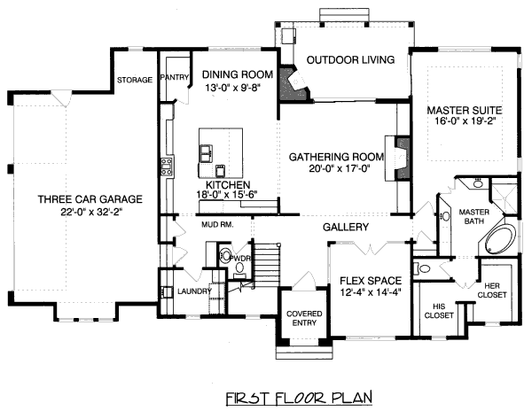 main floor house blueprint