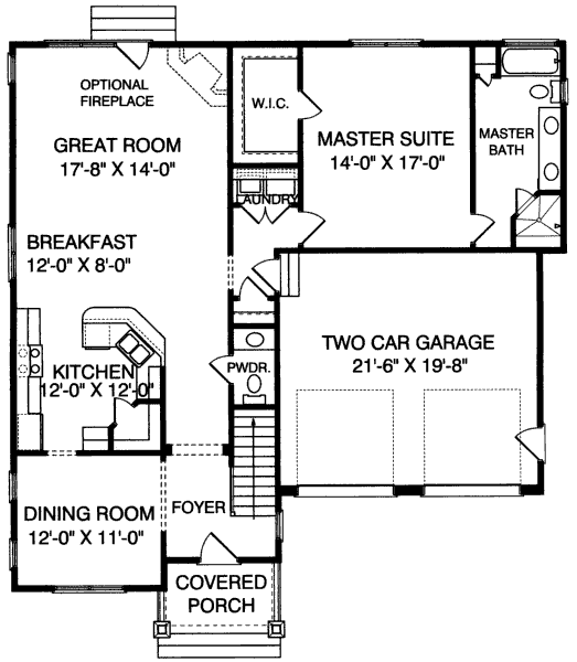 main floor house blueprint