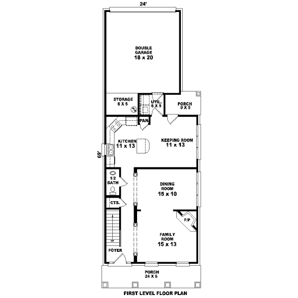 main floor house blueprint