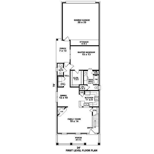 main floor house blueprint