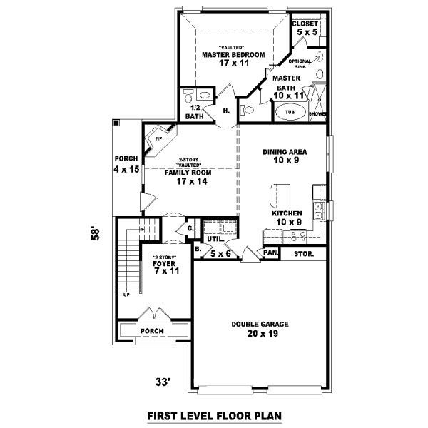 main floor house blueprint