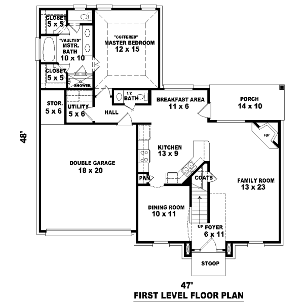 main floor house blueprint