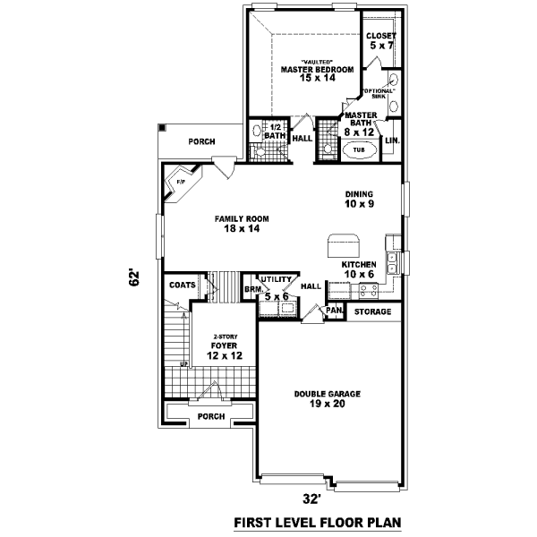 main floor house blueprint