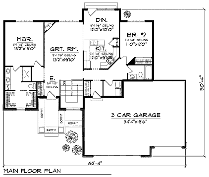 main floor house blueprint