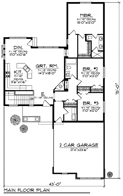 main floor house blueprint