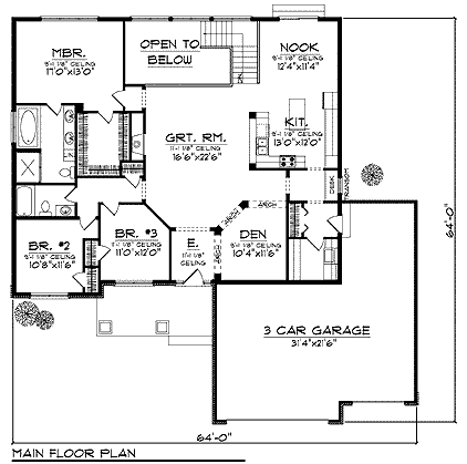 main floor house blueprint