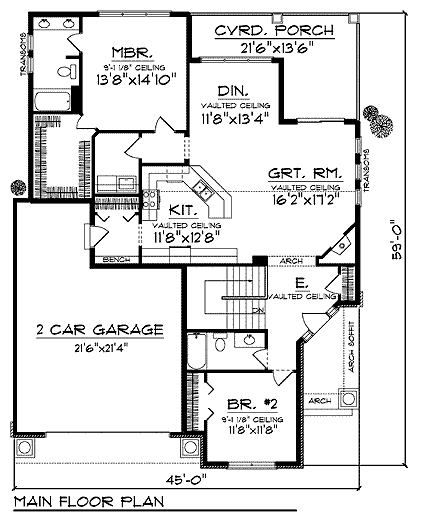 main floor house blueprint