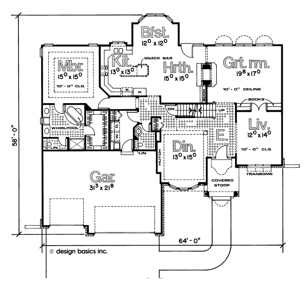 main floor house blueprint
