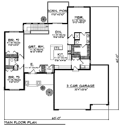 main floor house blueprint