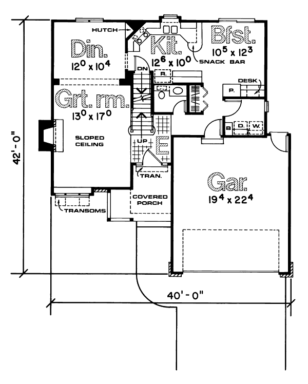 main floor house blueprint