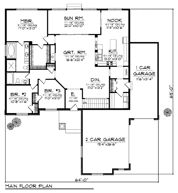 main floor house blueprint