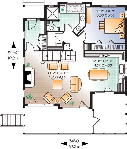 main floor house blueprint