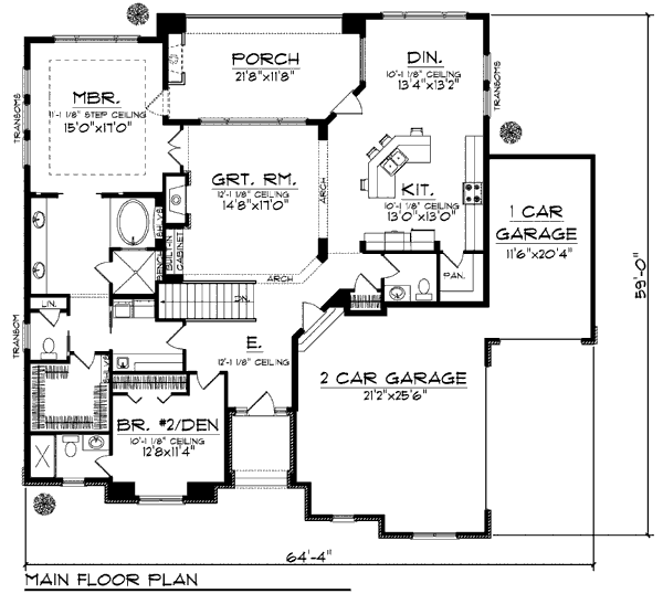 main floor house blueprint