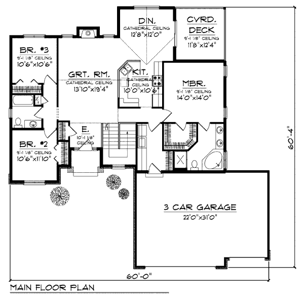 main floor house blueprint