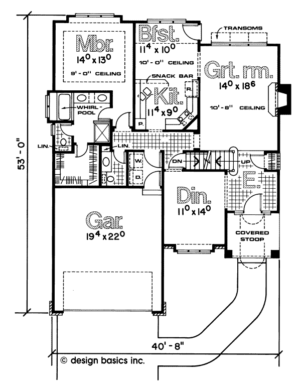 main floor house blueprint
