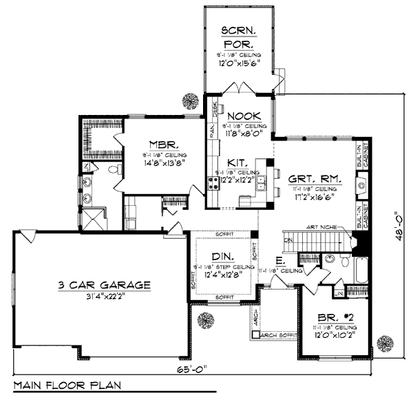 main floor house blueprint