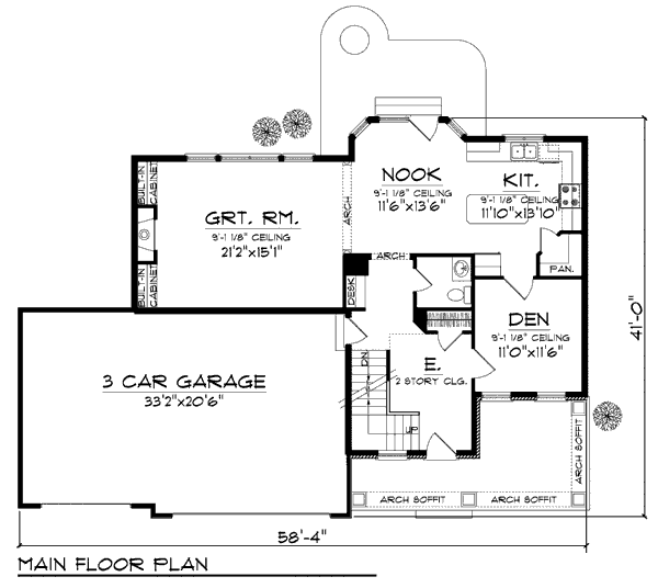 main floor house blueprint