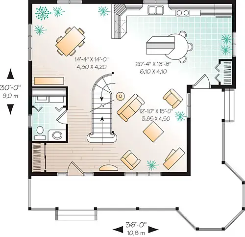 main floor house blueprint