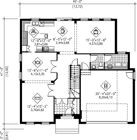 main floor house blueprint