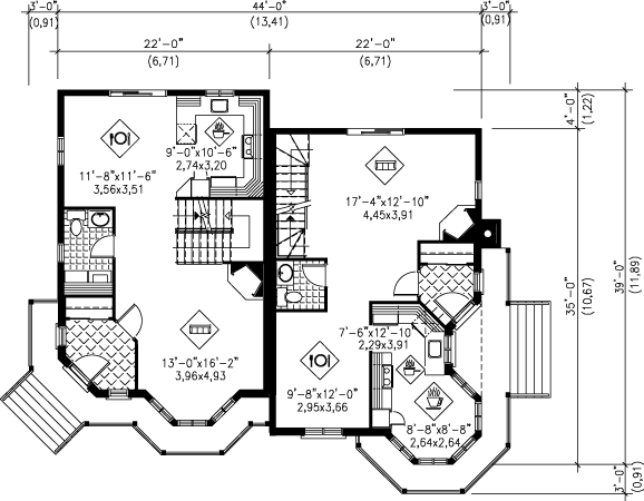 main floor house blueprint