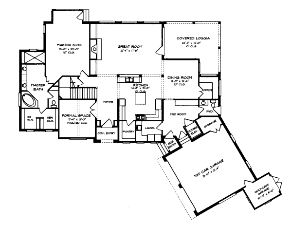 main floor house blueprint