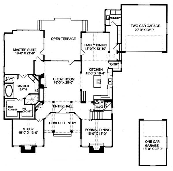 main floor house blueprint