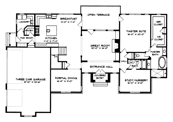 main floor house blueprint